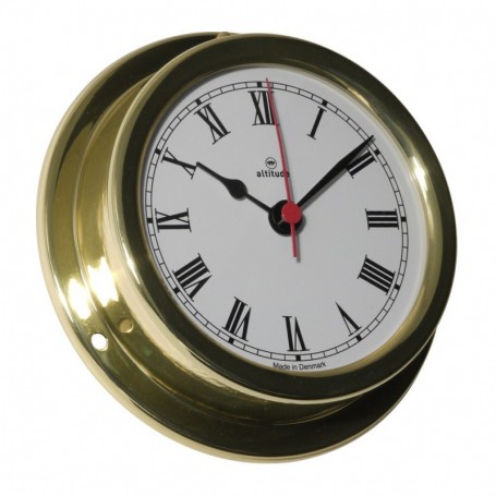 Altitude Quartz Klok Romeins Messing - 127 mm - Altitude - Quartz Klokken - 858 C