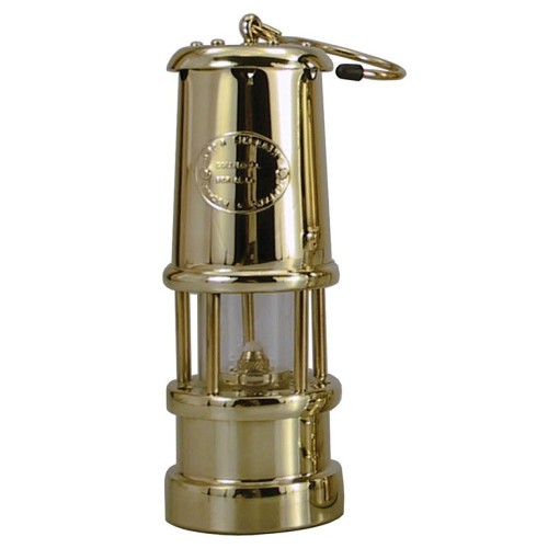 Welsh Miner Olielamp Messing Klein