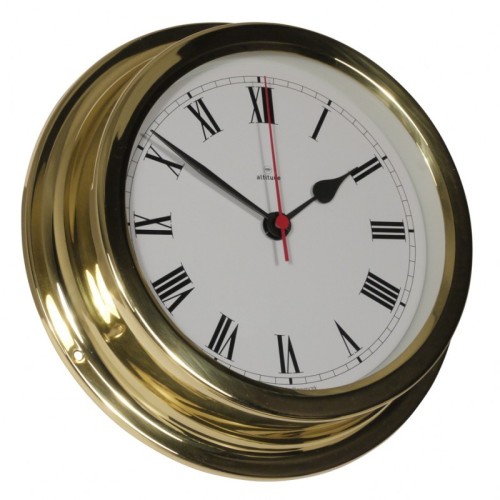Altitude Quartz Klok Romeins Messing - 224 mm