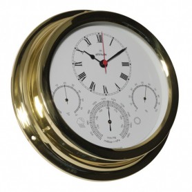 Altitude Quartz Klok Barometer Thermometer Hygrometer Messing - 224 mm - Altitude - Quartz Klokken - 880 C-BTH