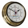 Altitude Quartz Klok Arabisch Scheepsmotief Messing - 224 mm - Altitude - Quartz Klokken - 880 SHIP C