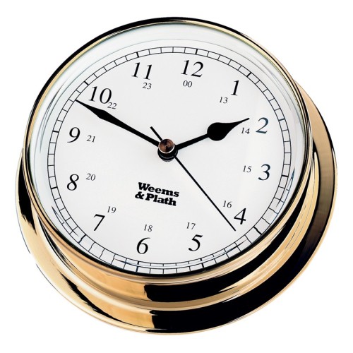 Weems & Plath Endurance I 125 Quartz Klok Arabisch Messing - 152 mm