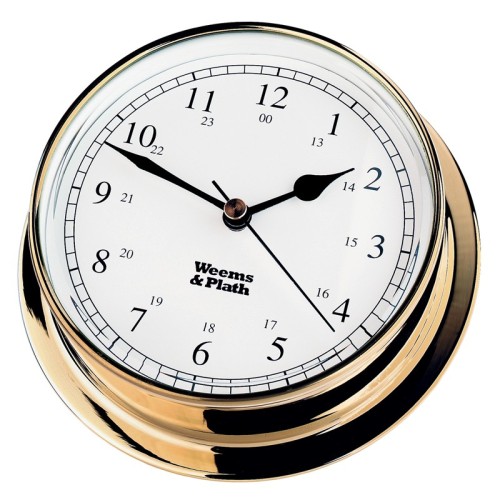 Weems & Plath Endurance I 85 Quartz Klok Arabisch Messing - 108 mm