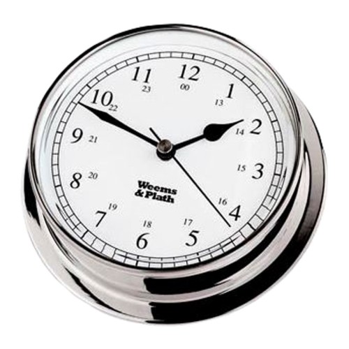 Weems & Plath Endurance I 85 Quartz Klok Arabisch Verchroomd Messing - 108 mm