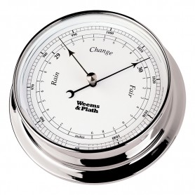 Weems & Plath Endurance I 85 Barometer Verchroomd Messing - 108 mm - Weems & Plath - Barometers - BAC3119