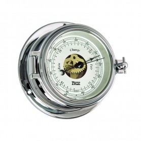 Weems & Plath Endurance II 105 Barometer Verchroomd Messing - 121 mm - Weems & Plath - Barometers - BAC3181