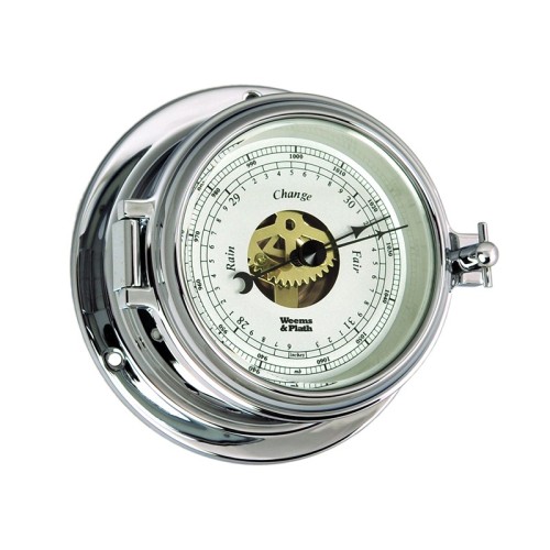 Weems & Plath Endurance II 105 Barometer Verchroomd Messing - 121 mm