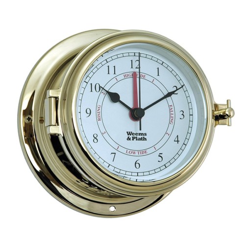 Weems & Plath Endurance II 115 Quartz Klok Getijden Arabisch Messing - 152 mm