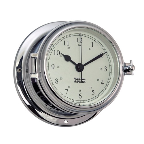 Weems & Plath Endurance II 115 Quartz Klok Arabisch Verchroomd Messing - 152 mm
