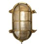 Foresti & Suardi Schotlamp Ovaal Mat Glas Messing - 262 mm
