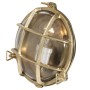 Foresti & Suardi Schotlamp Rond Helder Glas Messing - 190 mm