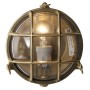 Foresti & Suardi Schotlamp Rond Helder Glas Messing - 190 mm
