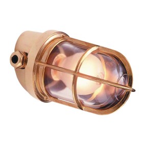 Foresti & Suardi Cabin Wandlamp 15 Graden Helder Glas Messing