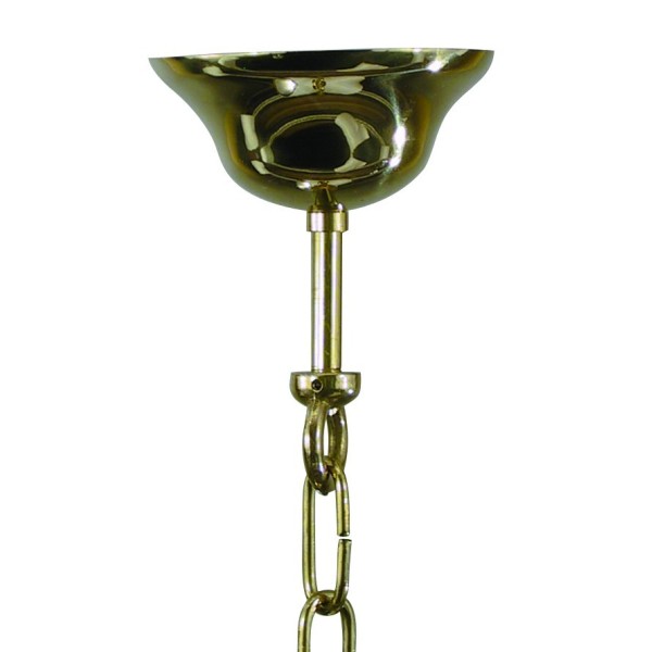 Foresti & Suardi Hanglamp Met Kap en Korf Messing - 210 mm