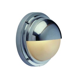 Foresti & Suardi Wandlamp Halve Kap Verchroomd Messing - 240 mm