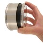 Foresti & Suardi Plafondlamp Helder Glas Verchroomd Messing