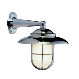 Foresti & Suardi Deklamp Met Kap Verchroomd Messing - 210 mm