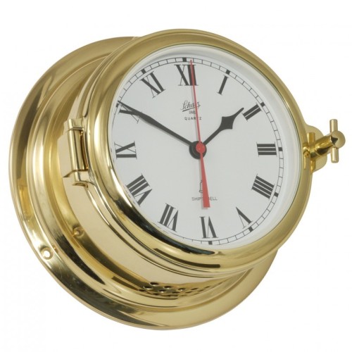 Schatz 1881 Midi 155 Quartz Klok Romeins Glazen Slaand Messing