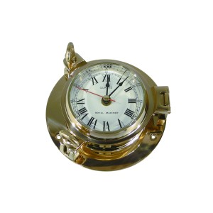 Delite Royal Mariner Quartz Klok Messing - 145 mm