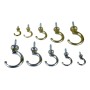 Delite Bekerhaken Gepolijst Messing - ø12 mm (10 Stuks)
