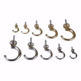 Delite Kophaak Messing - 16 mm (10 Stuks)