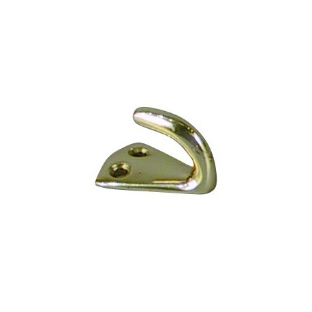 Delite Enkele Wandhaak Messing 18 mm - 10 Stuks