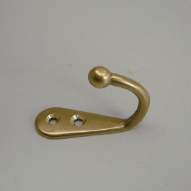 Delite Enkele Wandhaak Messing - 28 mm (10 Stuks)
