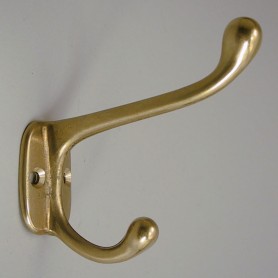Delite Hook 5 Stuks Massief Messing