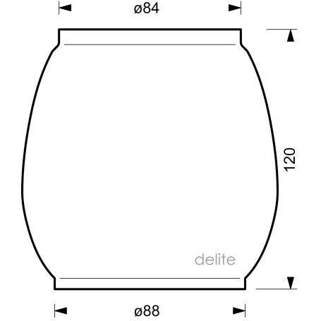 DIETZ Reserveglas Air Pilot 0020 Glas