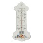 Delite Emaille Thermometer Bloemen Franse Tekst - 170 mm