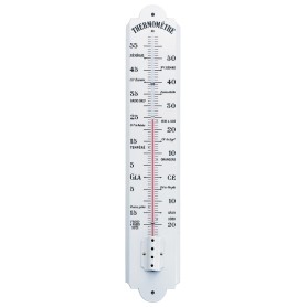 Delite Emaille Thermometer Franse Tekst - 50 cm