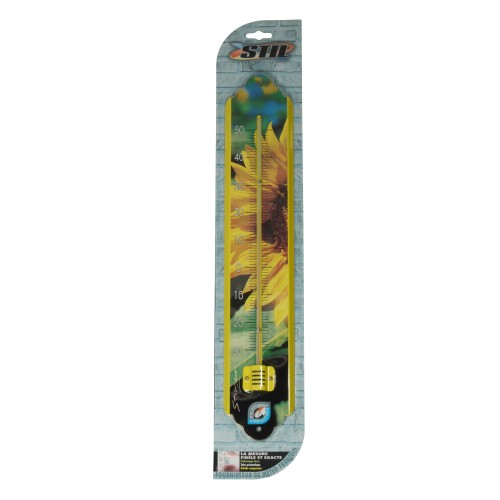Delite Emaille Thermometer Zonnebloem - 50 cm