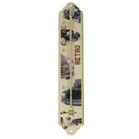 Delite Emaille Thermometer Vintage Cars - 500 mm