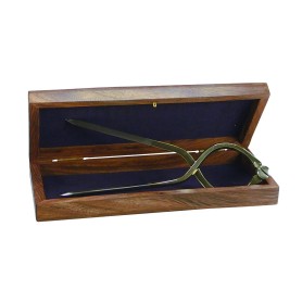 Delite Enkelhandige Passer Messing in Houten Doos - 18 cm