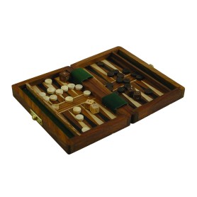 Delite Backgammon Spel - 15 x 20 cm
