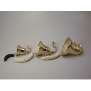 Delite Scheepsbel Met Touw Messing - 75 mm 2