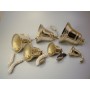 Delite Scheepsbel Met Touw Messing - 75 mm