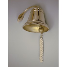 Delite Scheepsbel Met Touw Messing - 180 mm