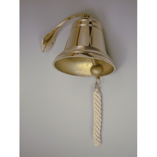 Delite Scheepsbel Met Touw Messing - 180 mm