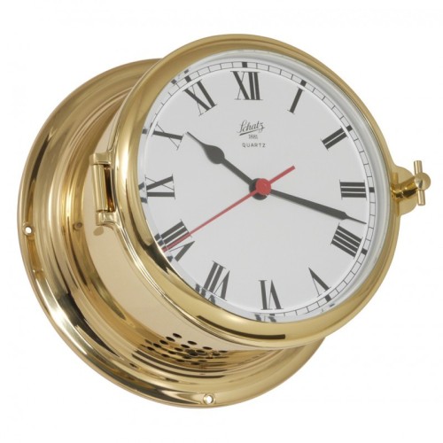 Schatz 1881 Royal 180 Quartz Klok Romeins Messing