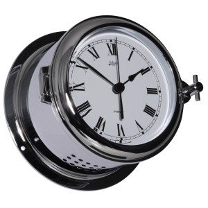 Schatz 1881 Fyrkat Quartz Klok Romeins Verchroomd Messing - 140 mm