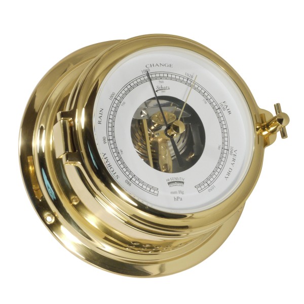 Schatz 1881 Midi Barometer High-Sensitiv Messing - 155 mm