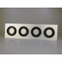 Delite Clausen Wandhouder 4 Instrumenten - 525 x 150 mm