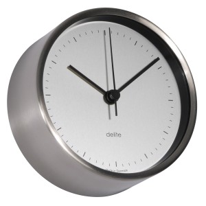 Delite Clausen Quartz Klok RVS