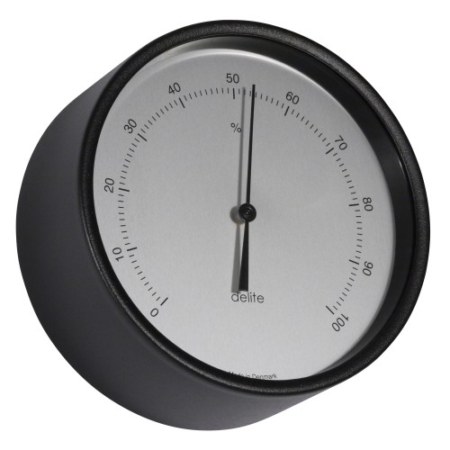 Delite Clausen Hygrometer Zwart Satijn - 606701