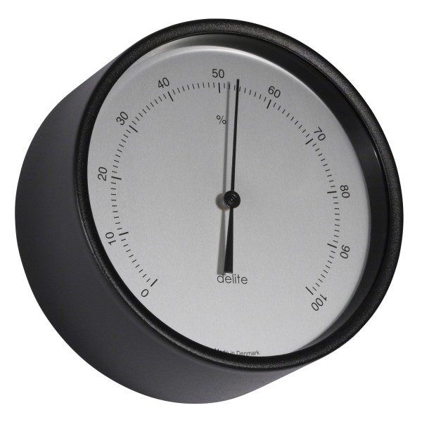 Delite Clausen Hygrometer Zwart Satijn - 606701