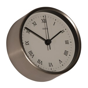 Delite Clausen Roman RVS Quartz Klok