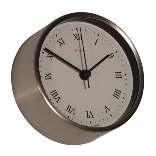 Delite Clausen Roman RVS Quartz Klok