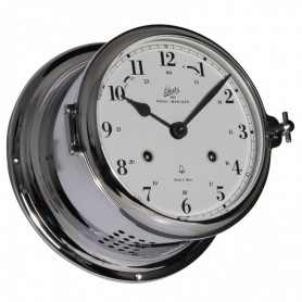Schatz 1881 Royal 180 Mechanische Klok Glazen Slaand Arabisch Verchroomd Messing - Schatz 1881 - Mechanische Klokken - 483 CMA