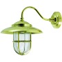 Foresti & Suardi Wandlamp Met Kap En Korf Polijst Messing